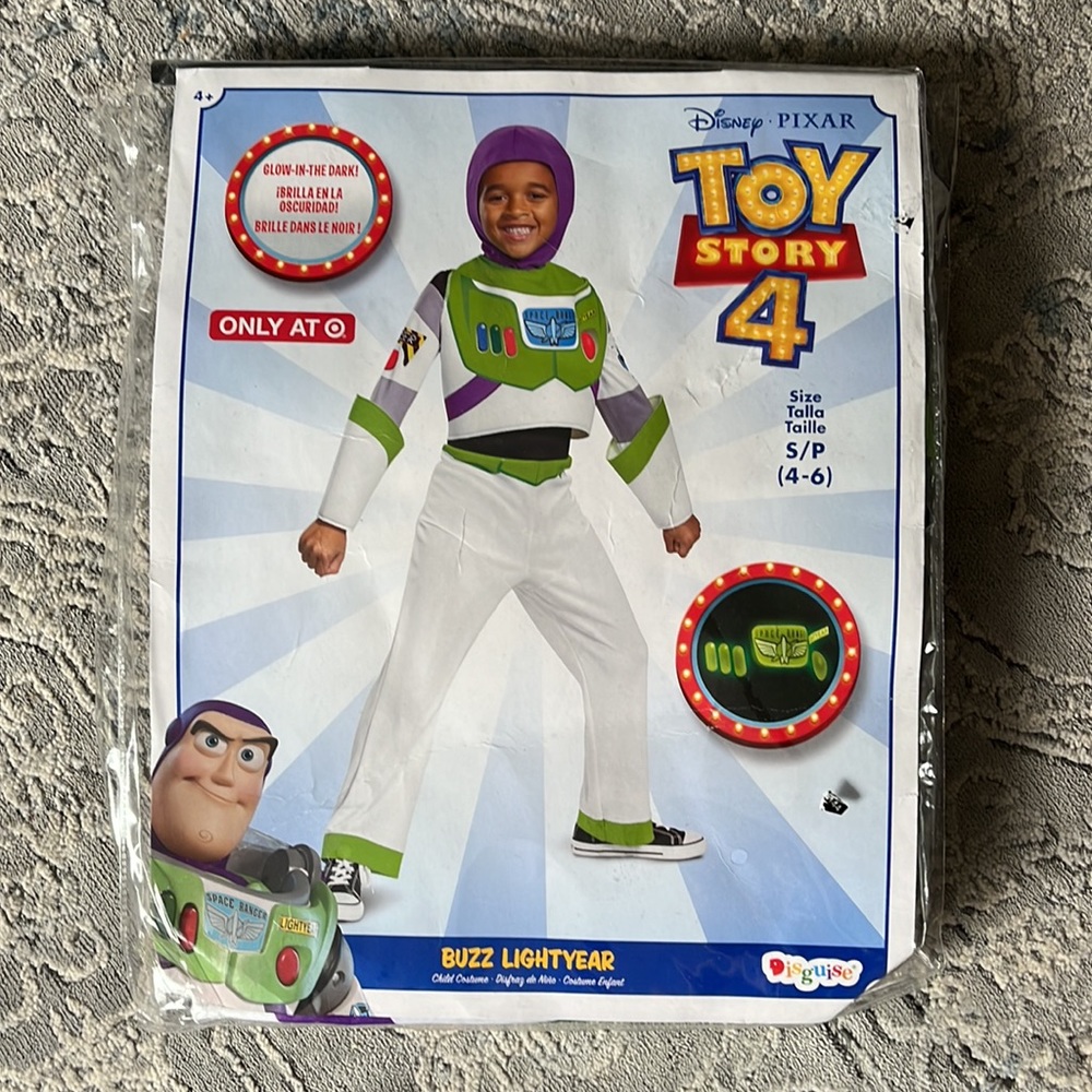 Toy Story Buzz Lightyear Costume Small (4-6)